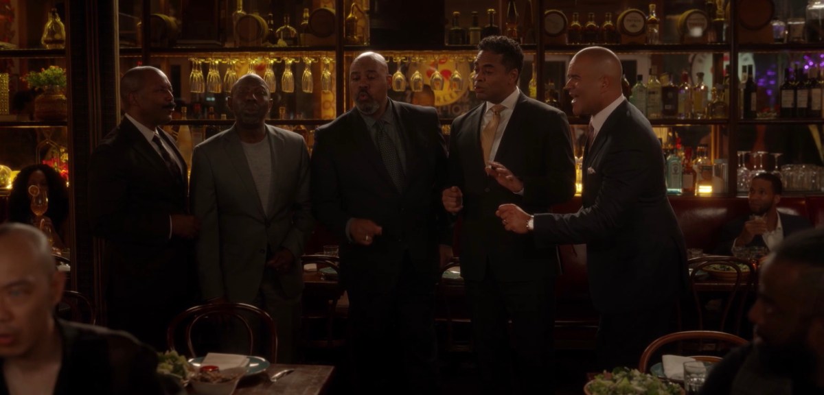 men performing a capella