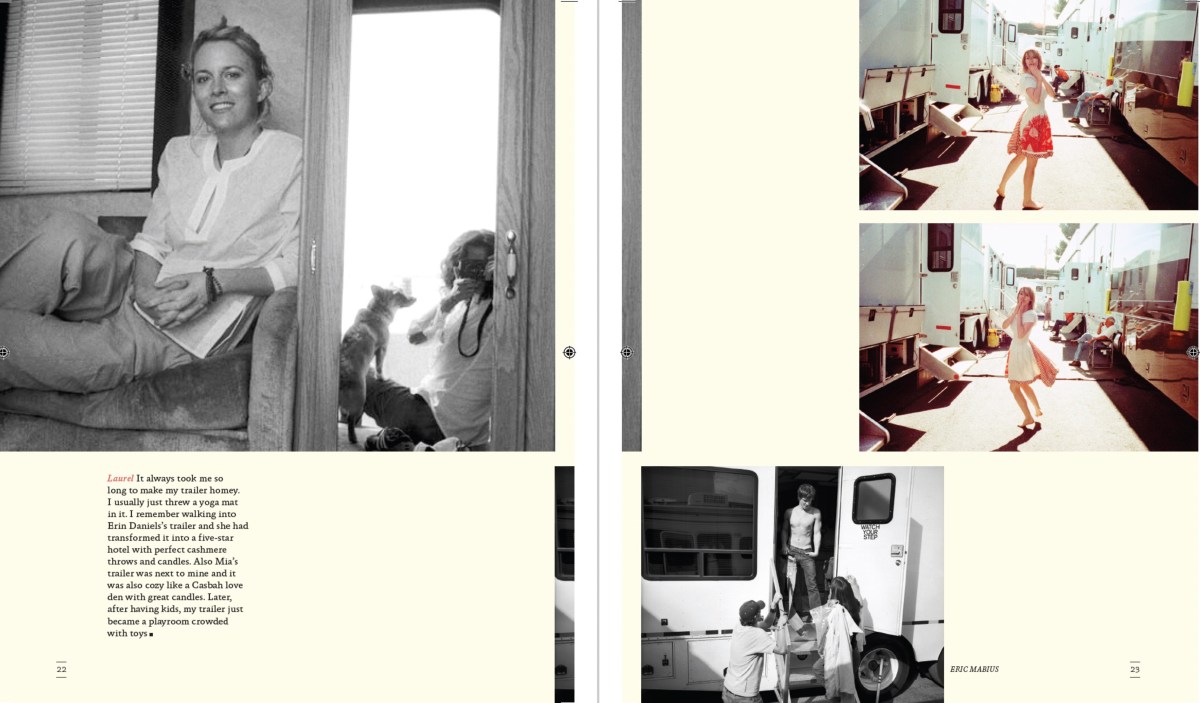 behind the scenes photos from The L Word