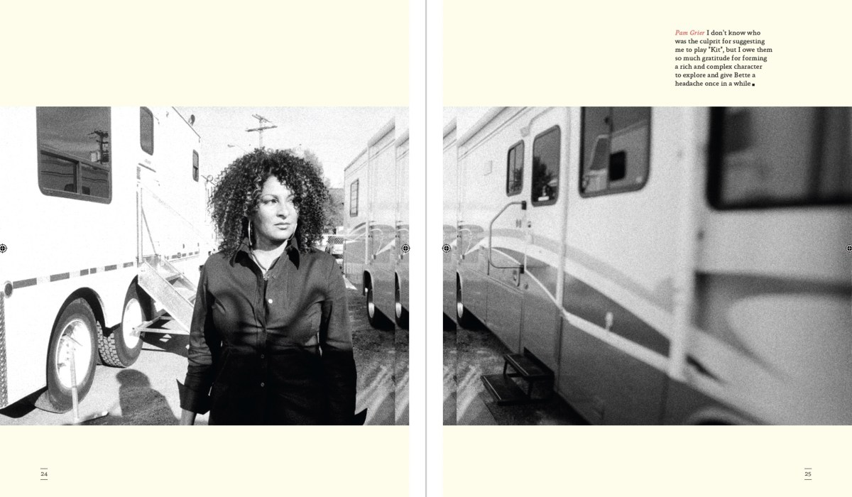 Pam Grier behind the scenes of The L Word
