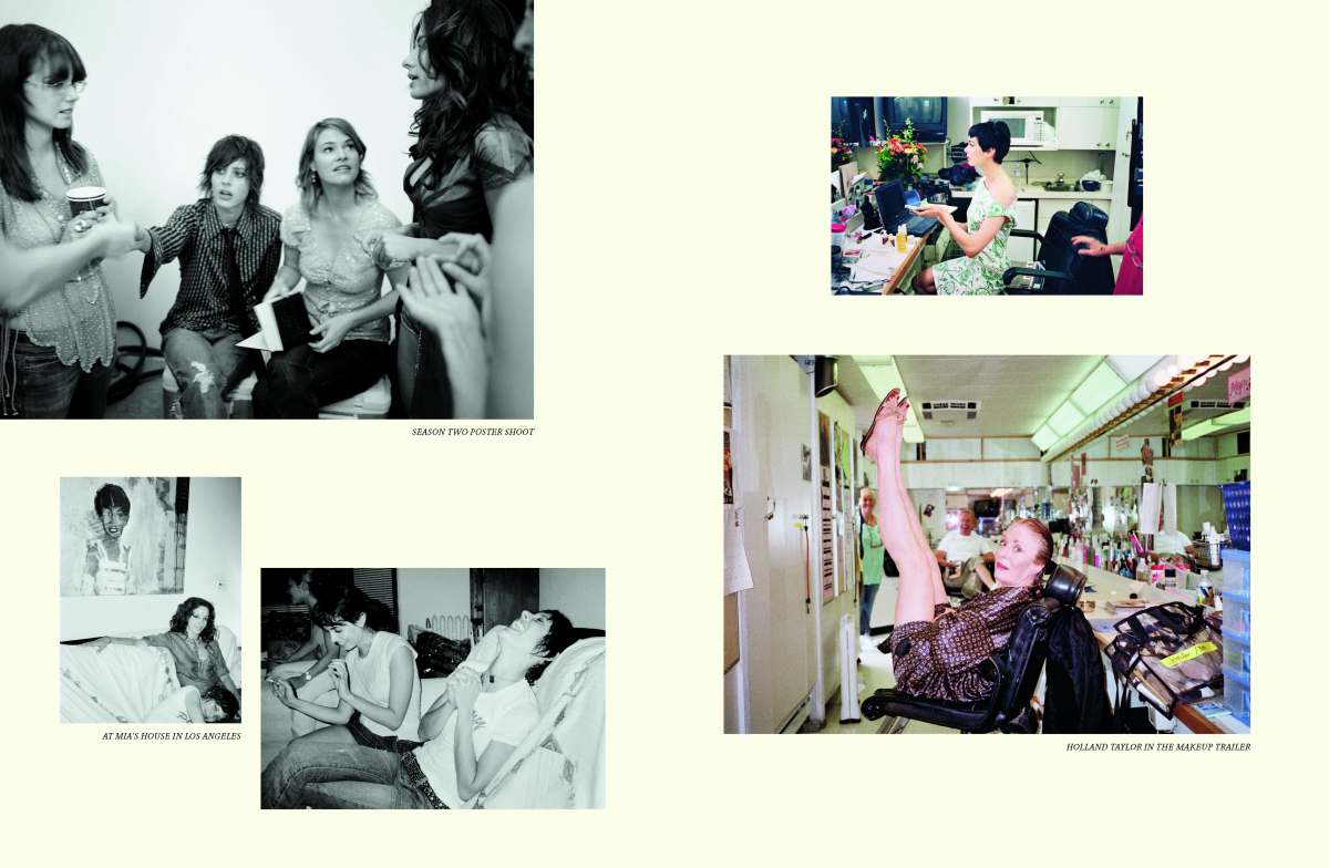 behind the scenes photos of The L Word