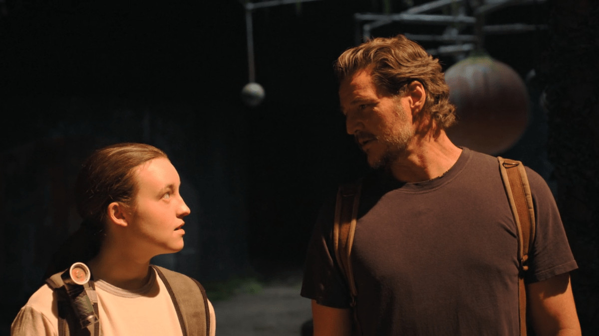 The Last of Us 206 Ellie and JOel in the museum