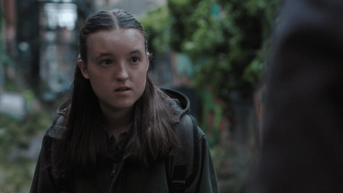 The Last of Us 207: ellie looks worriedly at jesse