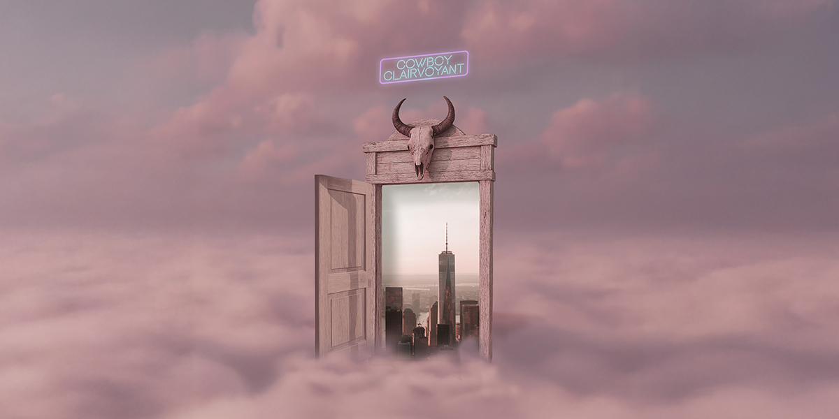 dream door into a cityscape