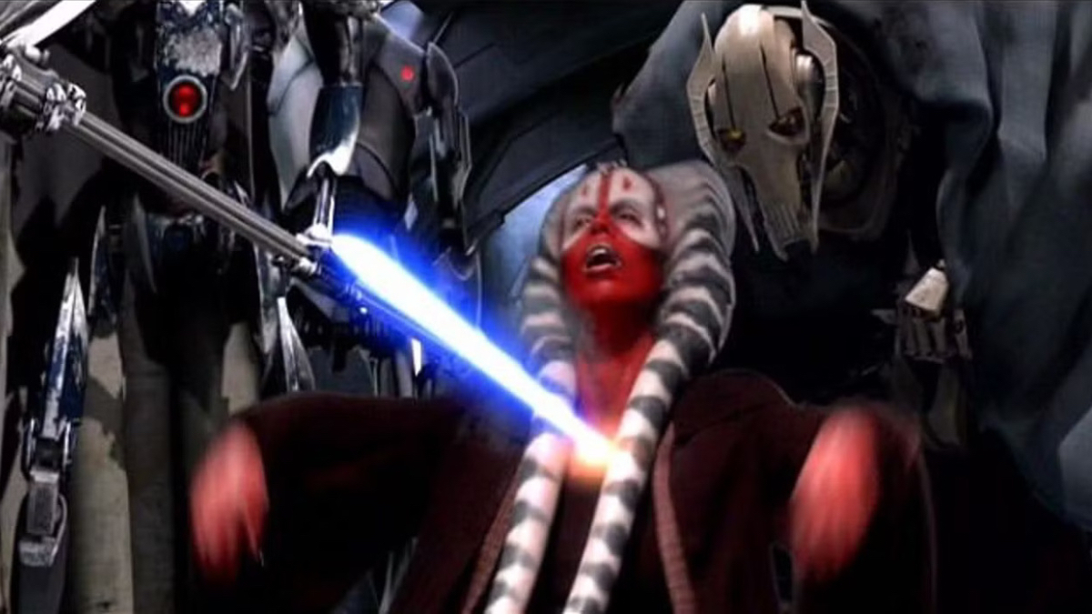Deleted scene of Shaak Ti getting killed by Grievous in Revenge of the Sith