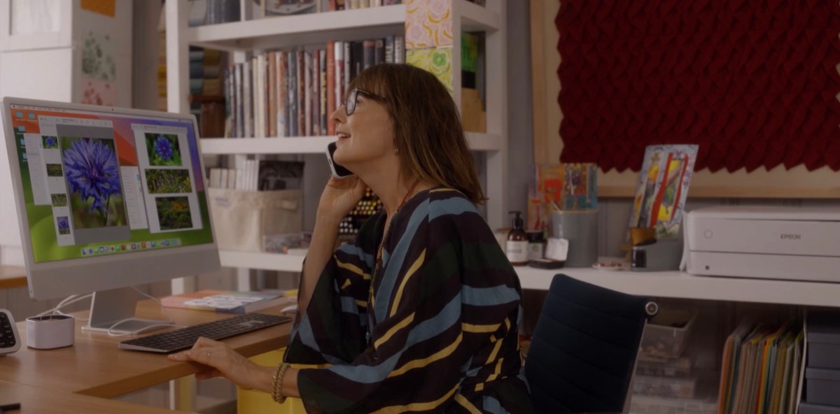 kathy at her desk