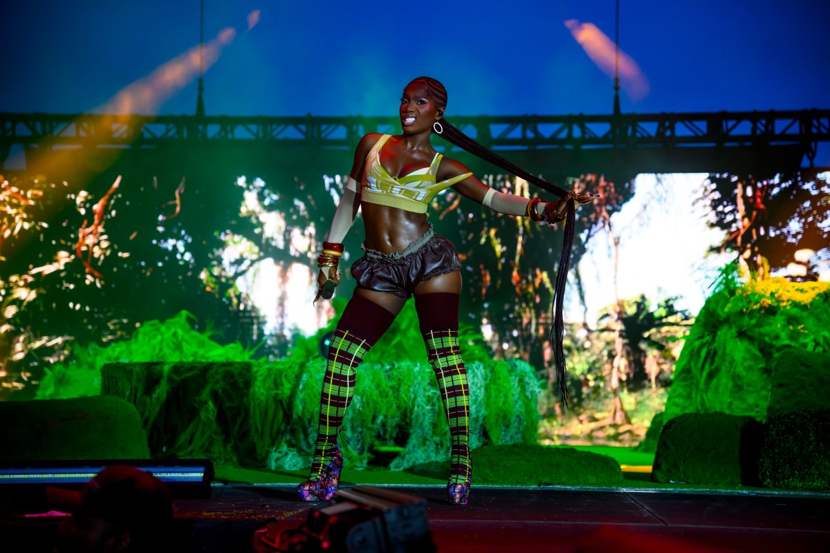 WASHINGTON, DC - JUNE 8: Doechii performs during the WorldPride Closing Concerts on June 8, 2025 in Washington, DC. (Photo by Pete Kiehart for The Washington Post via Getty Images)