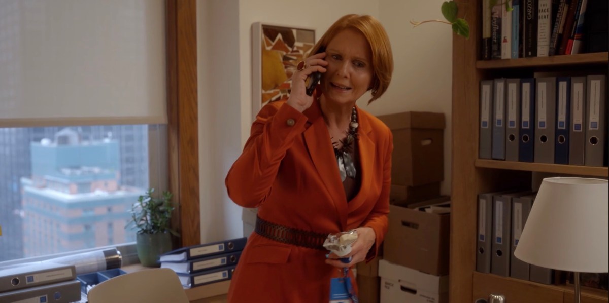 Miranda on the phone