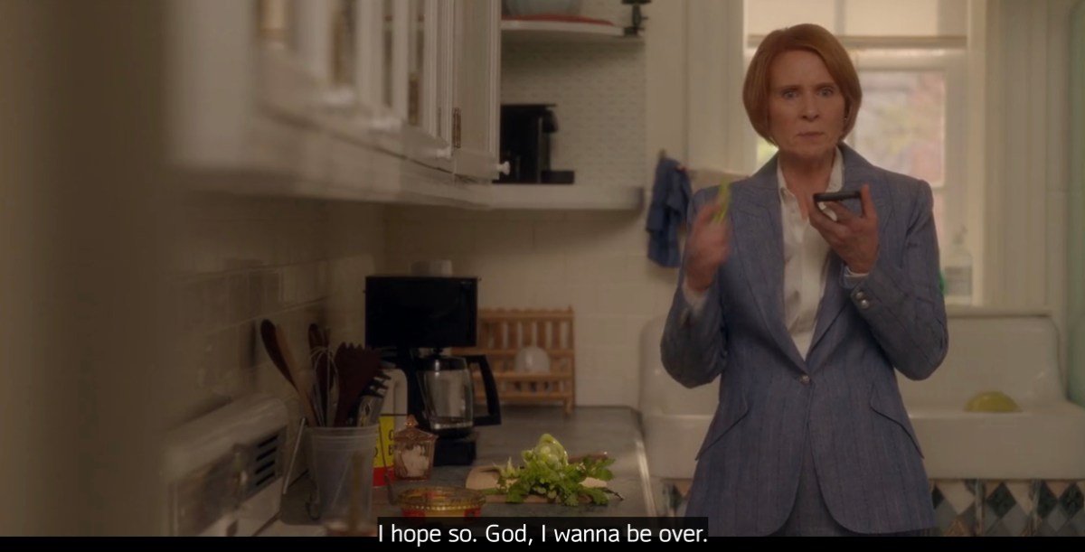 Miranda saying she wants to be over