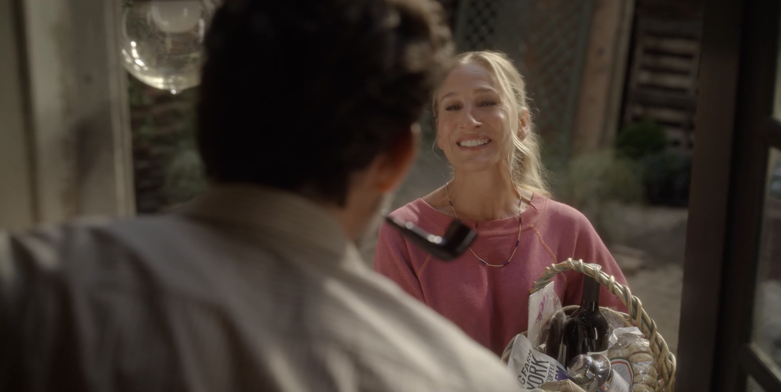 Carrie at Duncan's door