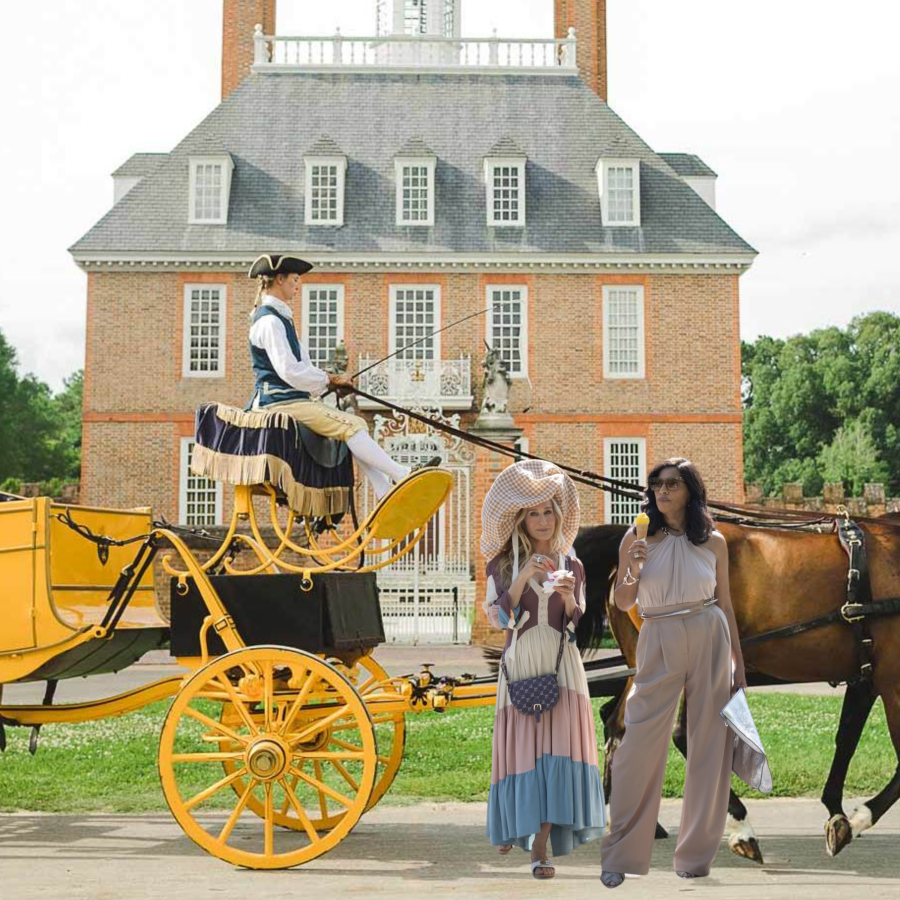 carrie and sim at colonial williamsburg