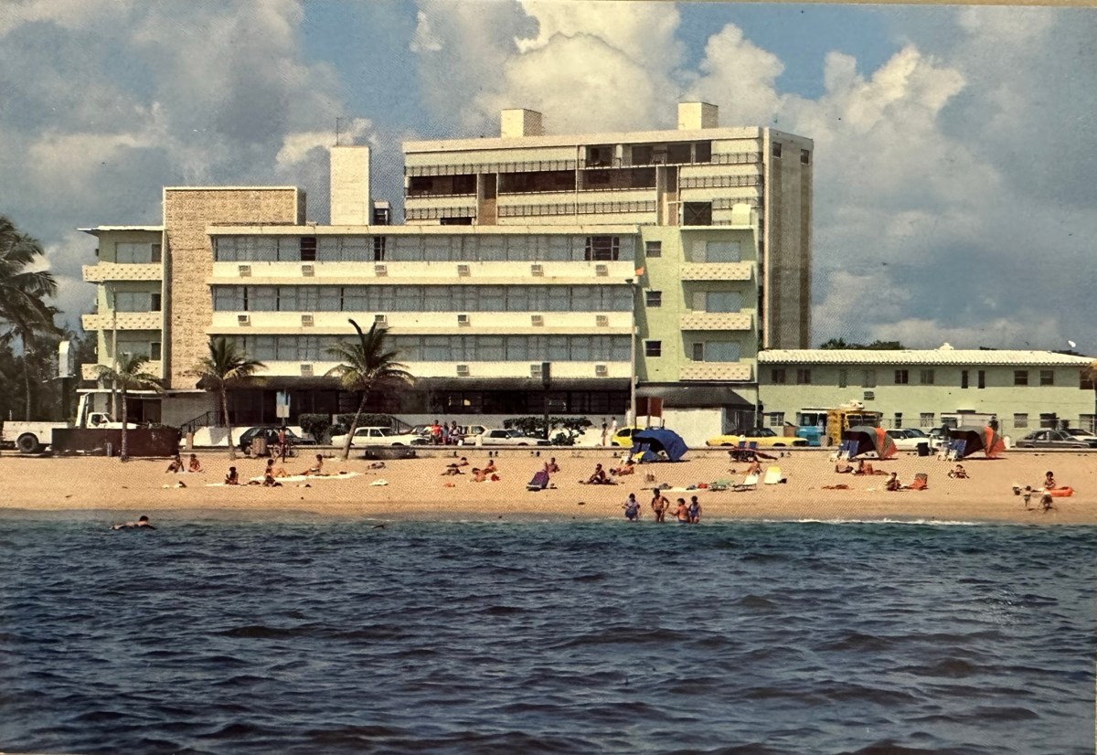 postcard from Marlin Beach Hotel