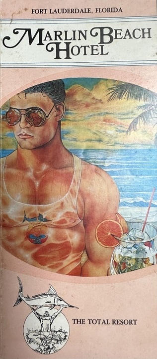 brochures from The Marlin Beach Hotel c. 1975