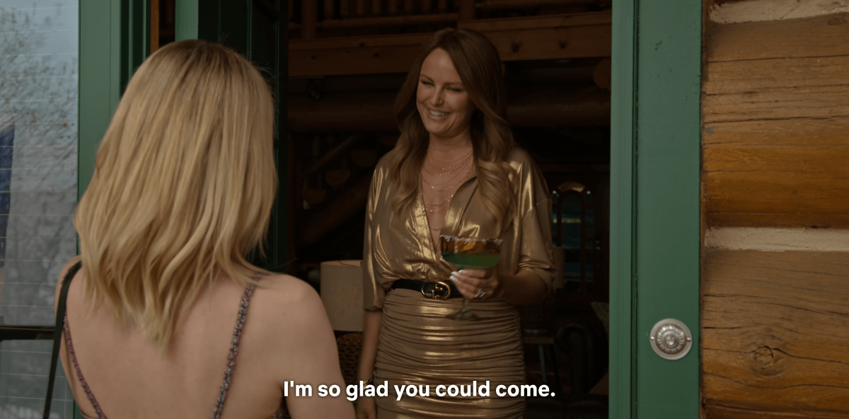 "I'm so glad you could come."