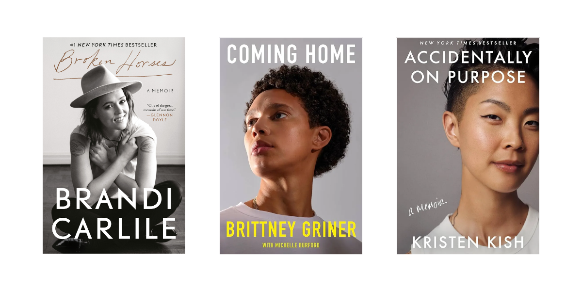 memoirs by brandi carlile, brittney griner and kristen kish