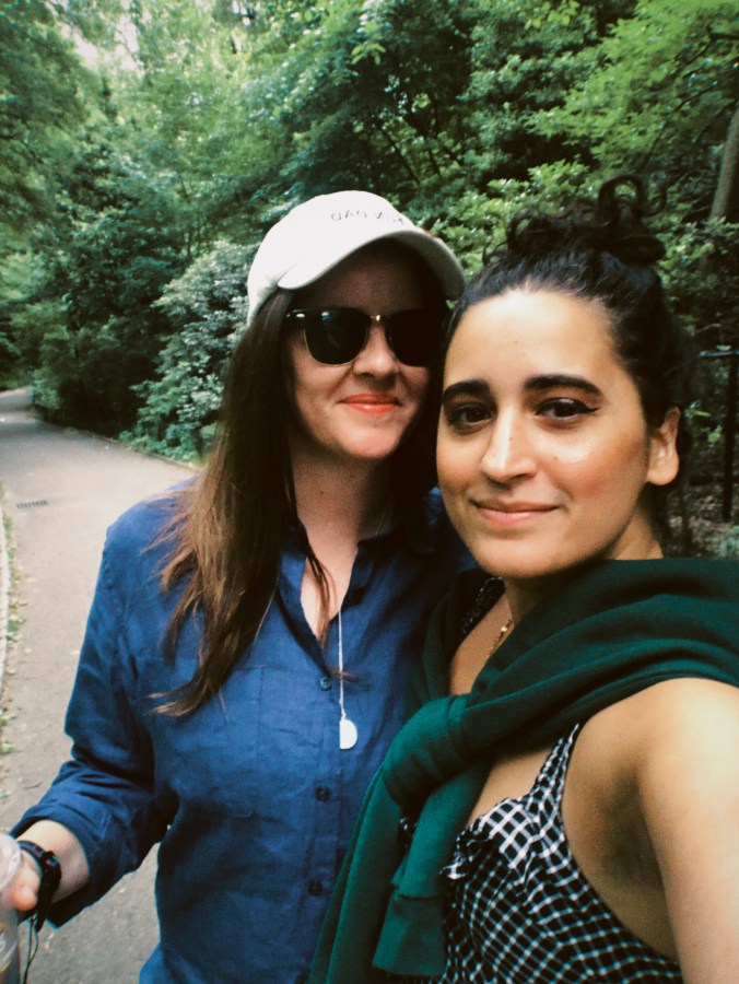 Kristen and Kayla in Central Park