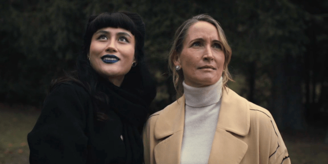 the two lesbian characters on Hell Motel