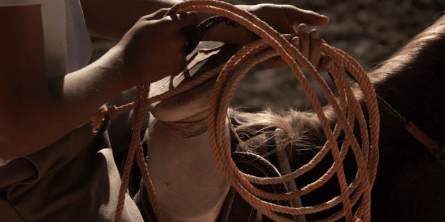 hands with rope