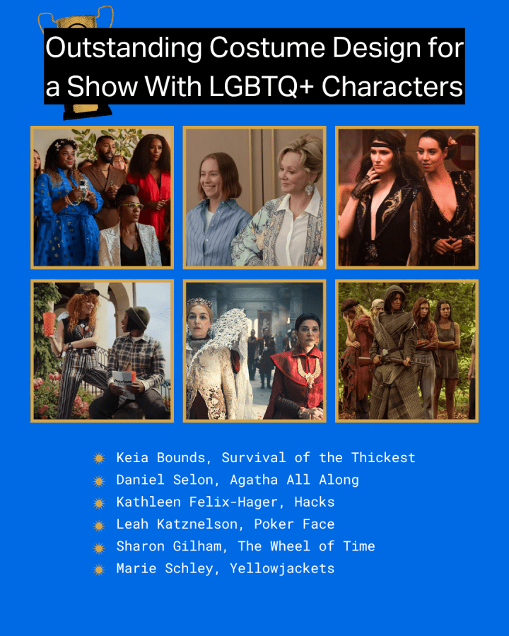 outstanding hairstyling for an LGBTQ+ character