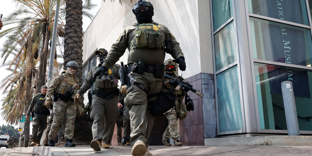 ICE/Border Patrol in Little Tokyo