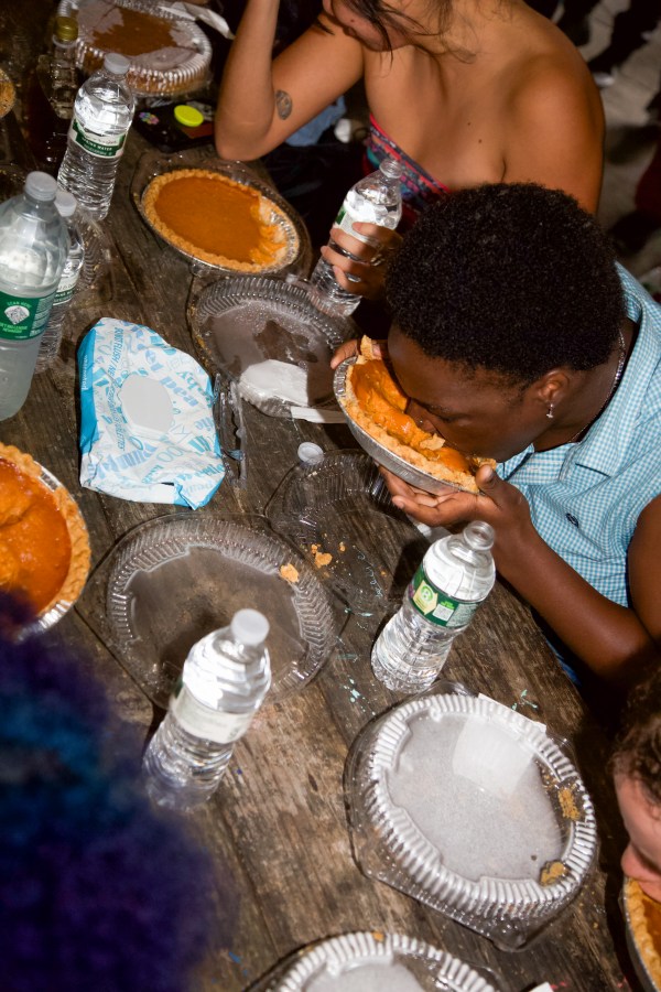 lesbian pie eating contest