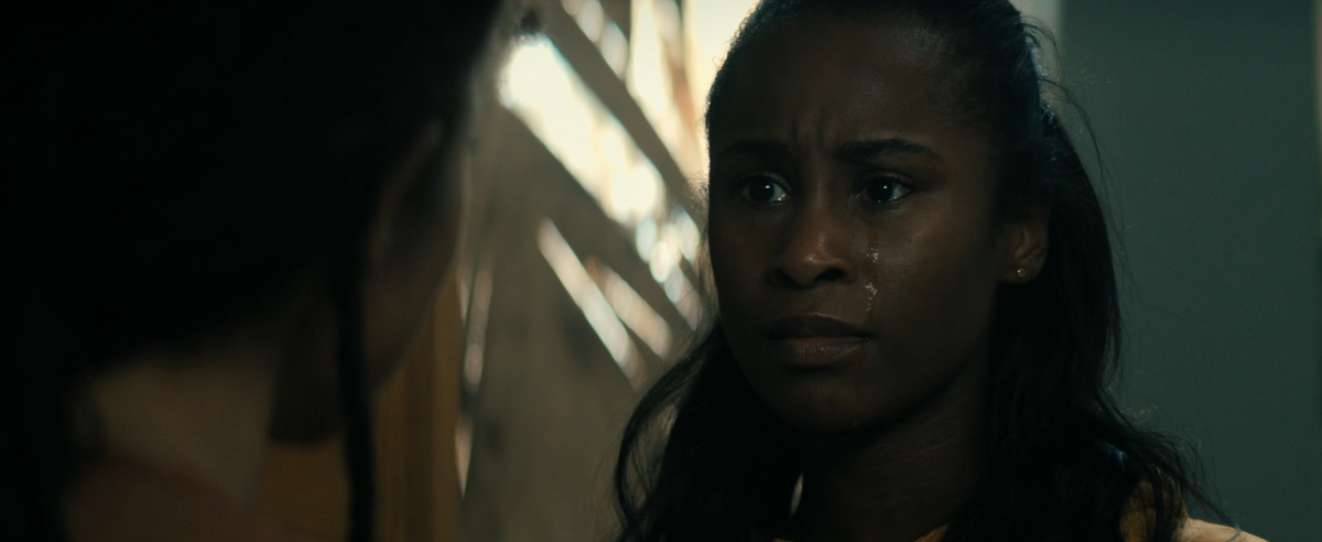 Gen V 206-6 annabeth looks at marie with tears running down her face