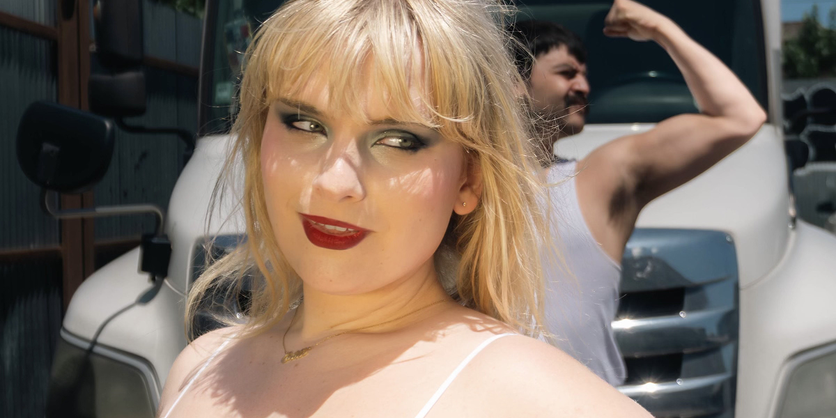 Colette March in the music video for Franco