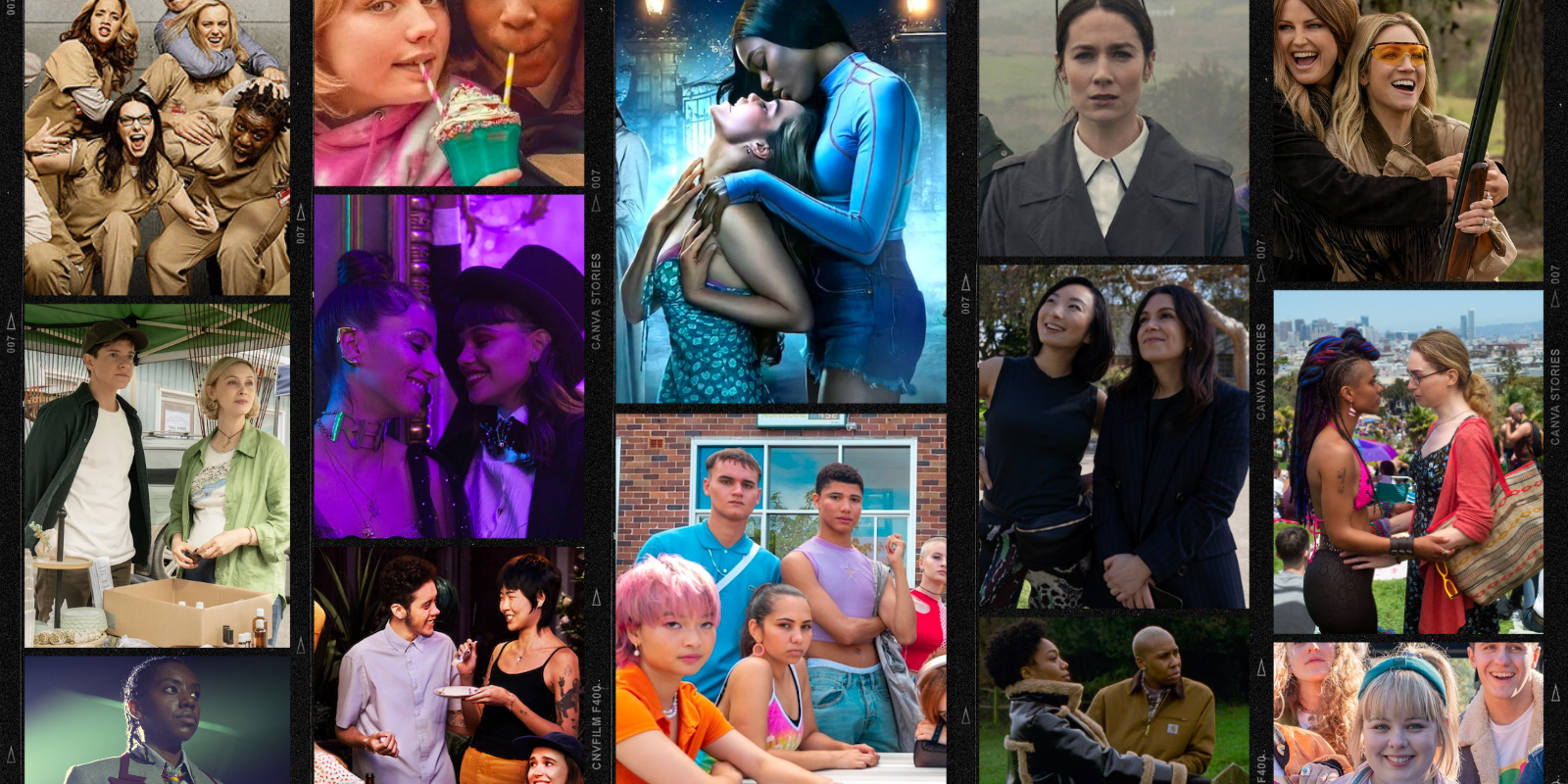 collage of gay netflix shows