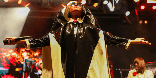 Janelle Monae on stage