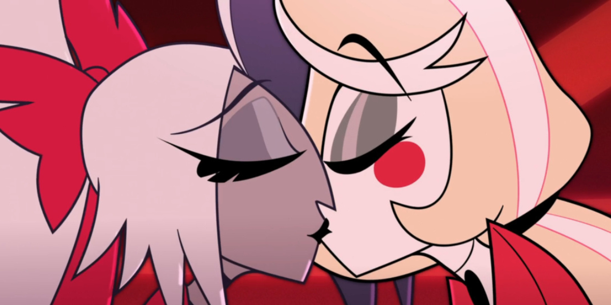 Charlie and Vaggie in Hazbin Hotel