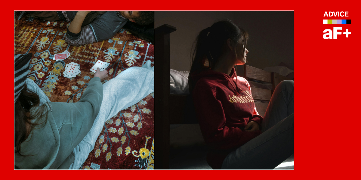 feature image of two people needing advice