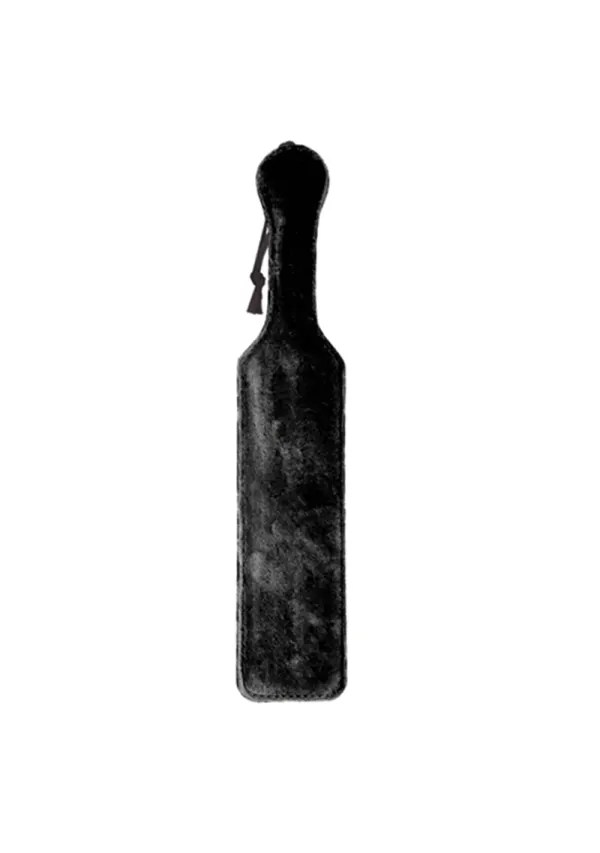 a black fur paddle