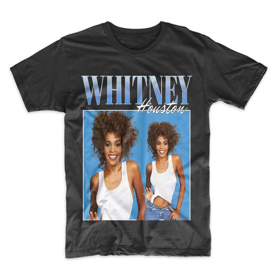 whitney houston t-shirt