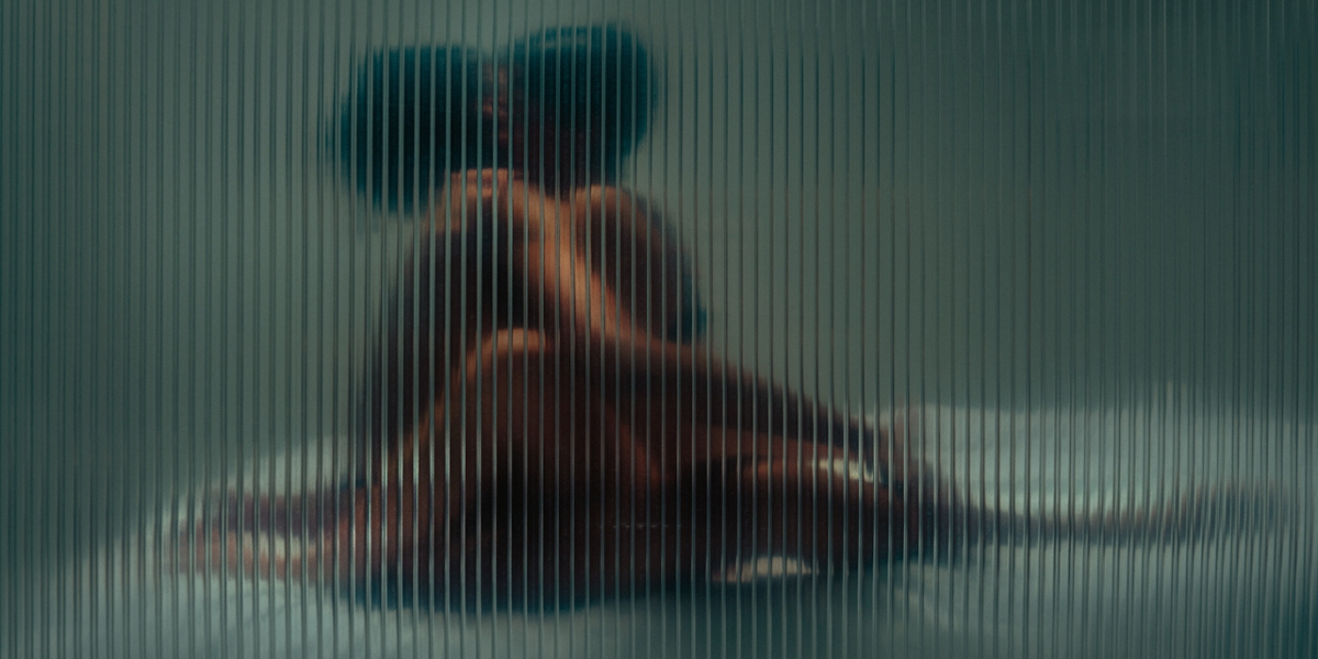 two people wrapped up in each other