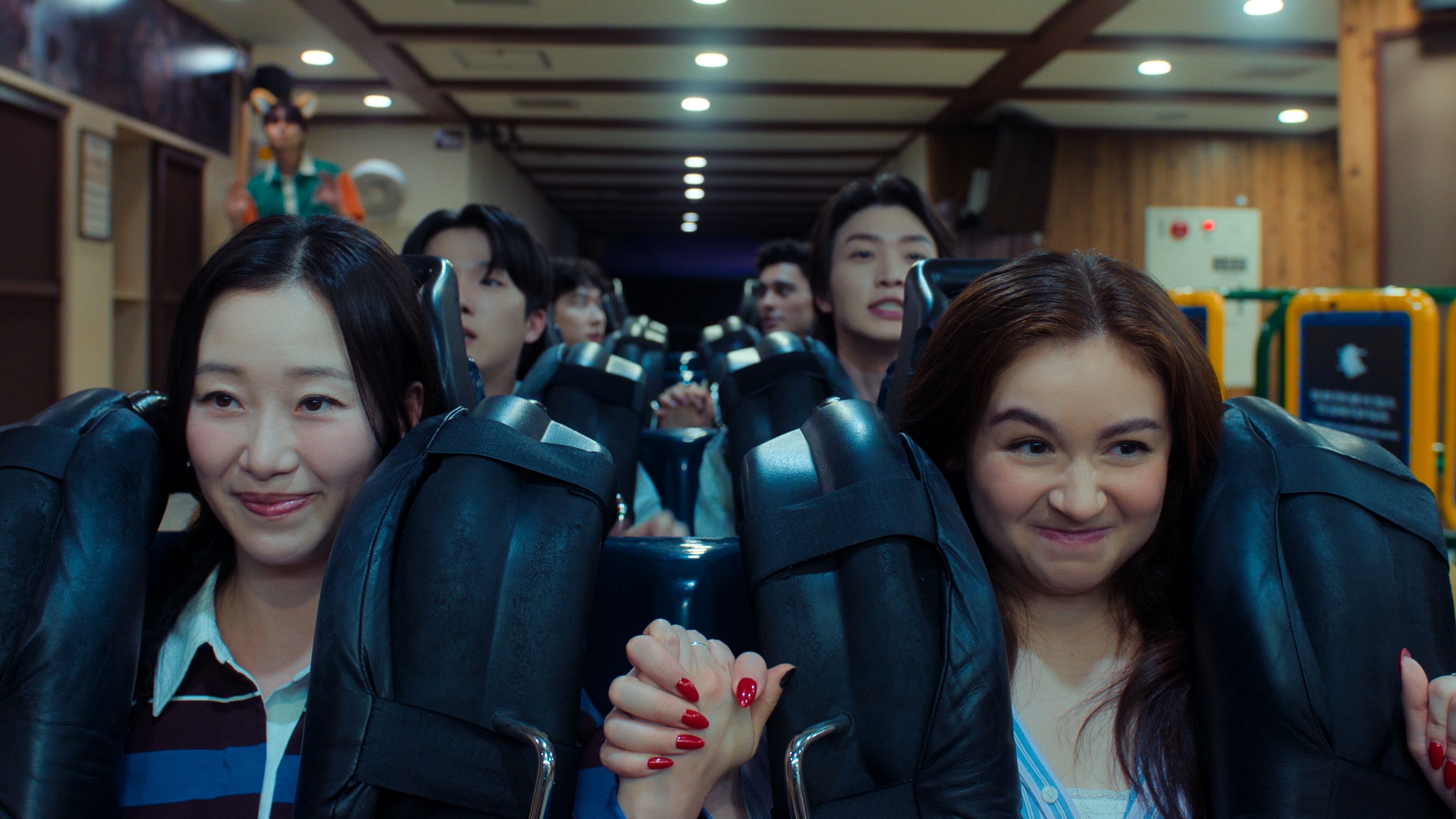XO, Kitty. (L to R) Gia Kim as Yuri Han, Anna Cathcart as Kitty Song Covey in episode 305 of XO, Kitty.