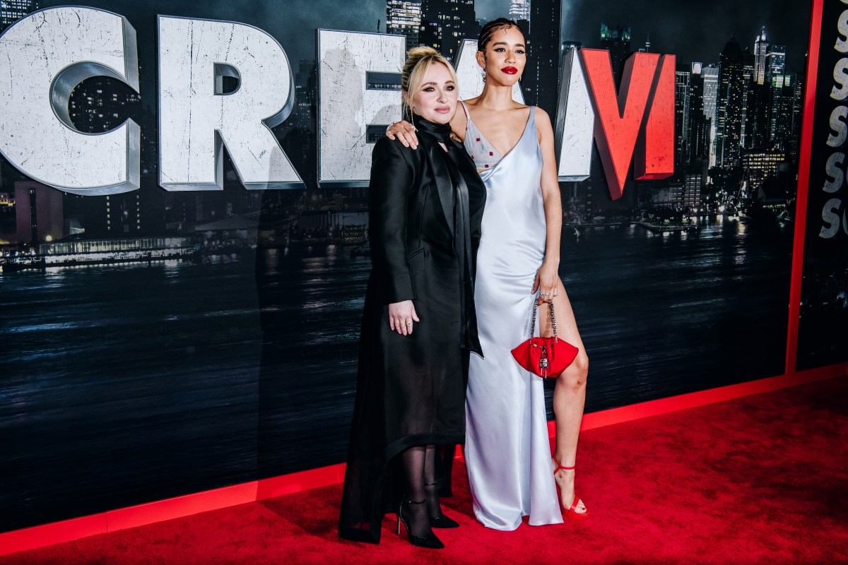Hayden Panettiere and Jasmin Savoy Brown at the premiere of "Screm VI" held at AMC Lincoln Square on March 6, 2023 in New York City. (Photo by Nina Westervelt/Variety via Getty Images)