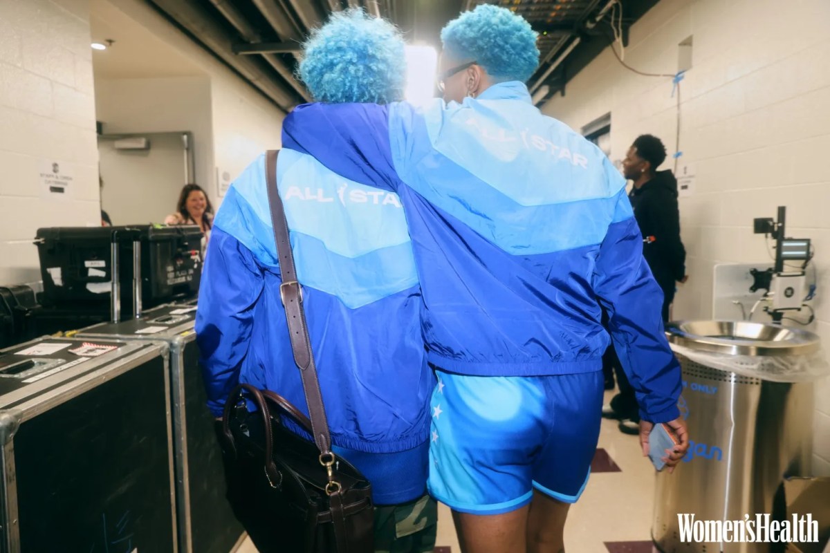 courtney and natisha with their arms around each other